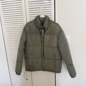 PacSun Sage Green Puffer Jacket
